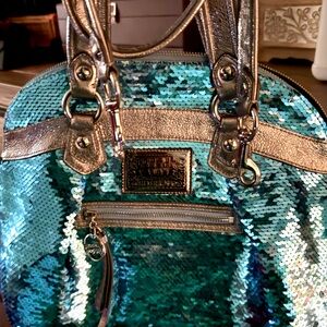 RARE Coach Poppy Y2K Spotlight bag in Turquoise